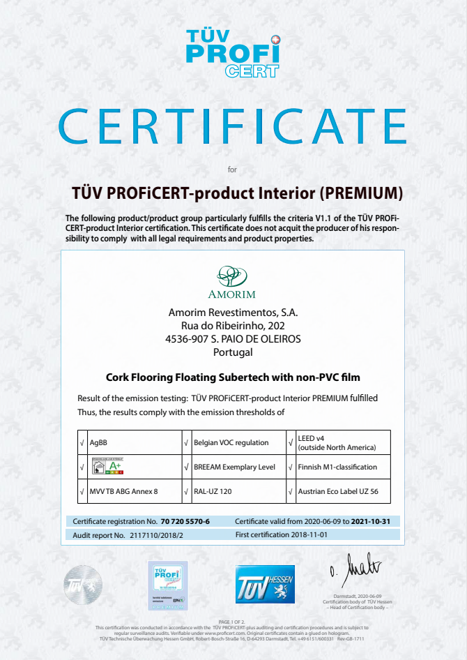 TÜV -PROFiCERT認證（實木影印係列）